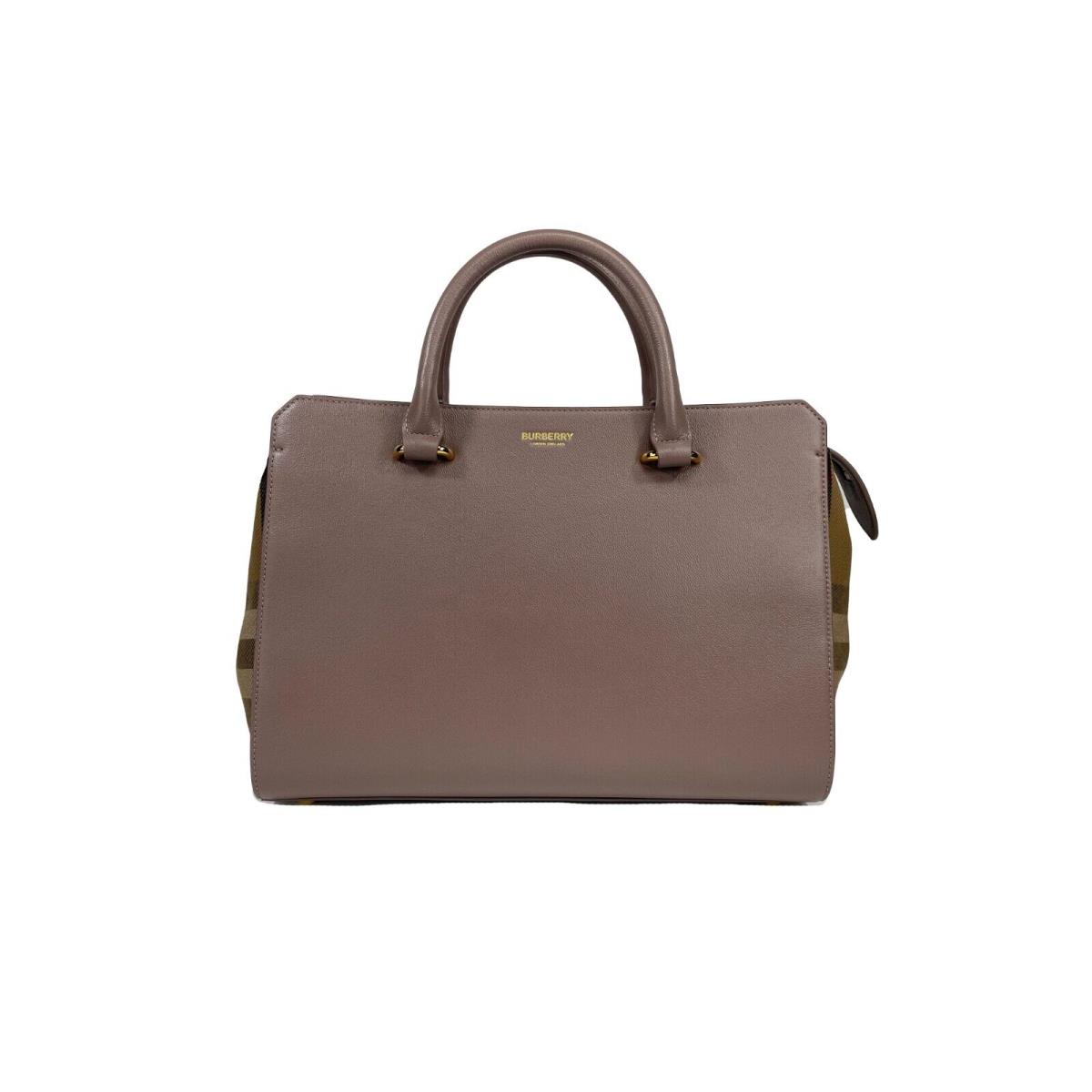 Burberry Small Banwell Leather Tote Bag Purse