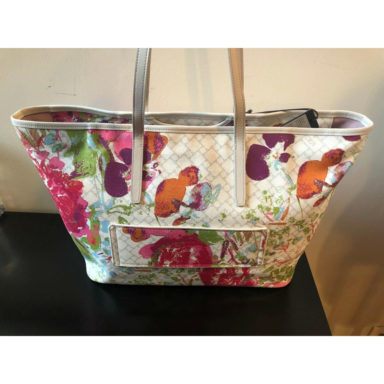 tumi floral tote