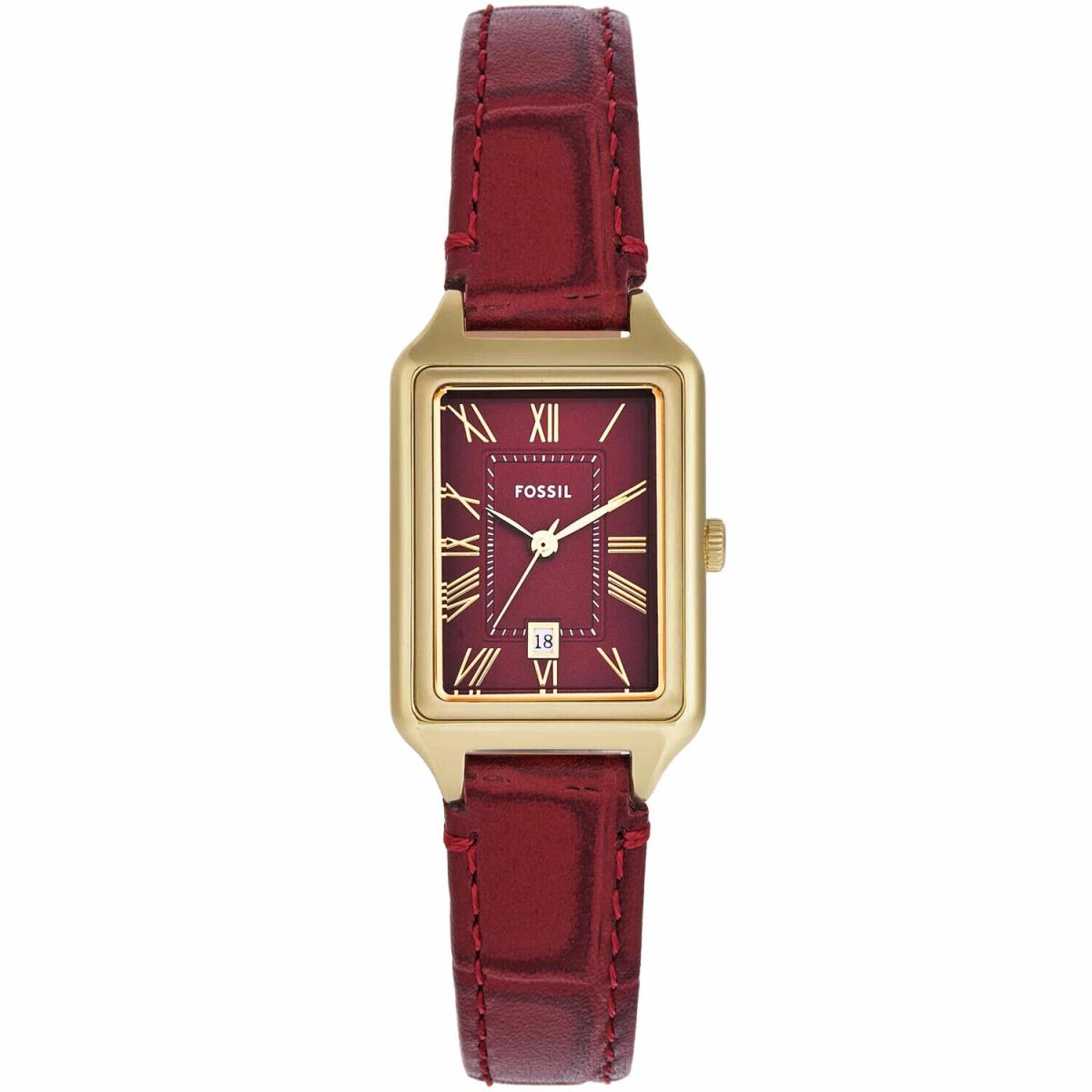 Fossil Women`s Raquel Red Dial Watch - ES5383