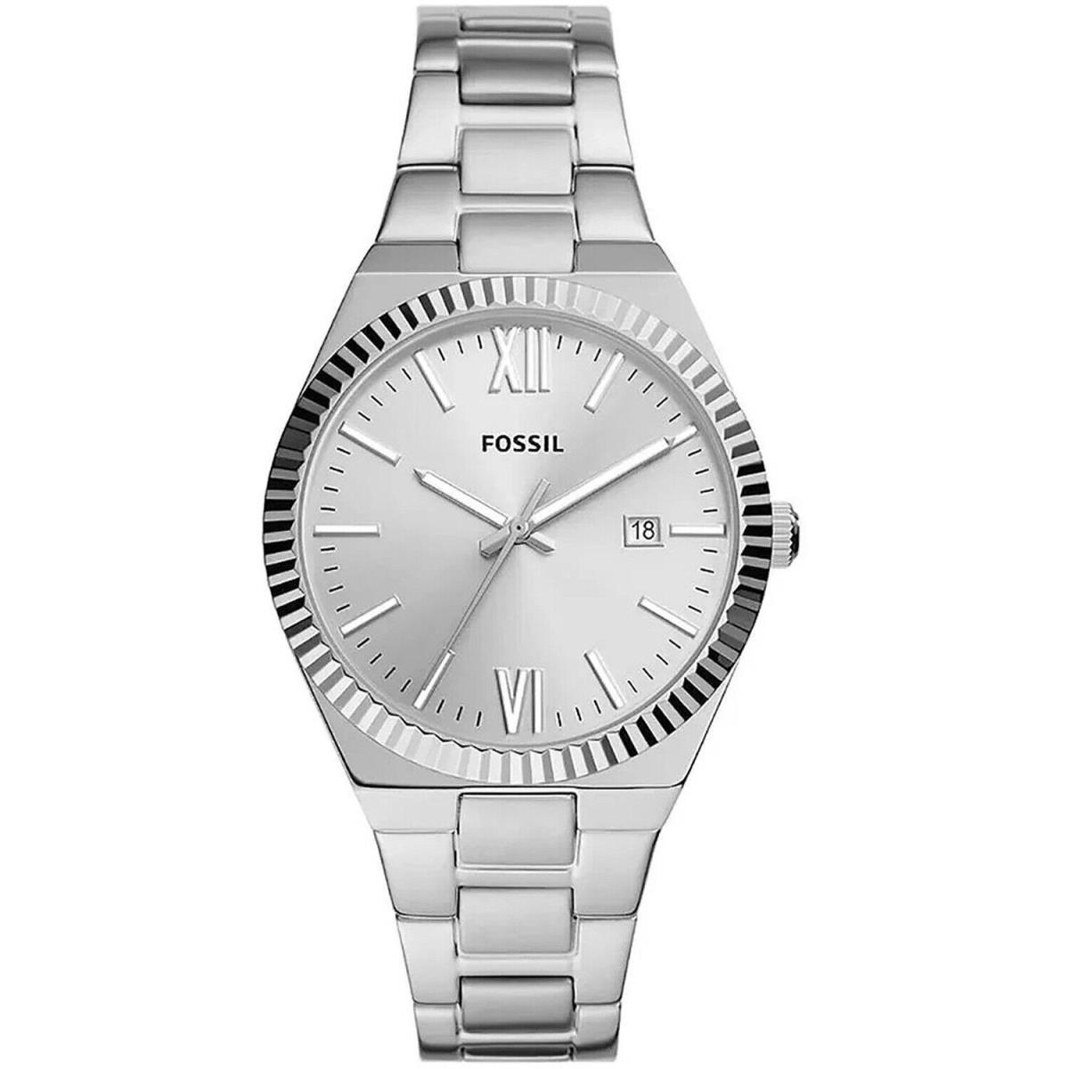 Fossil Women`s Scarlette Silver Dial Watch - ES5300