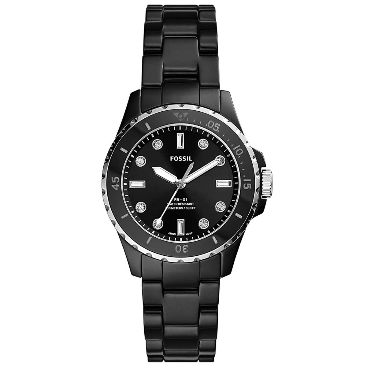 Fossil Women`s FB-01 Black Dial Watch - CE1108
