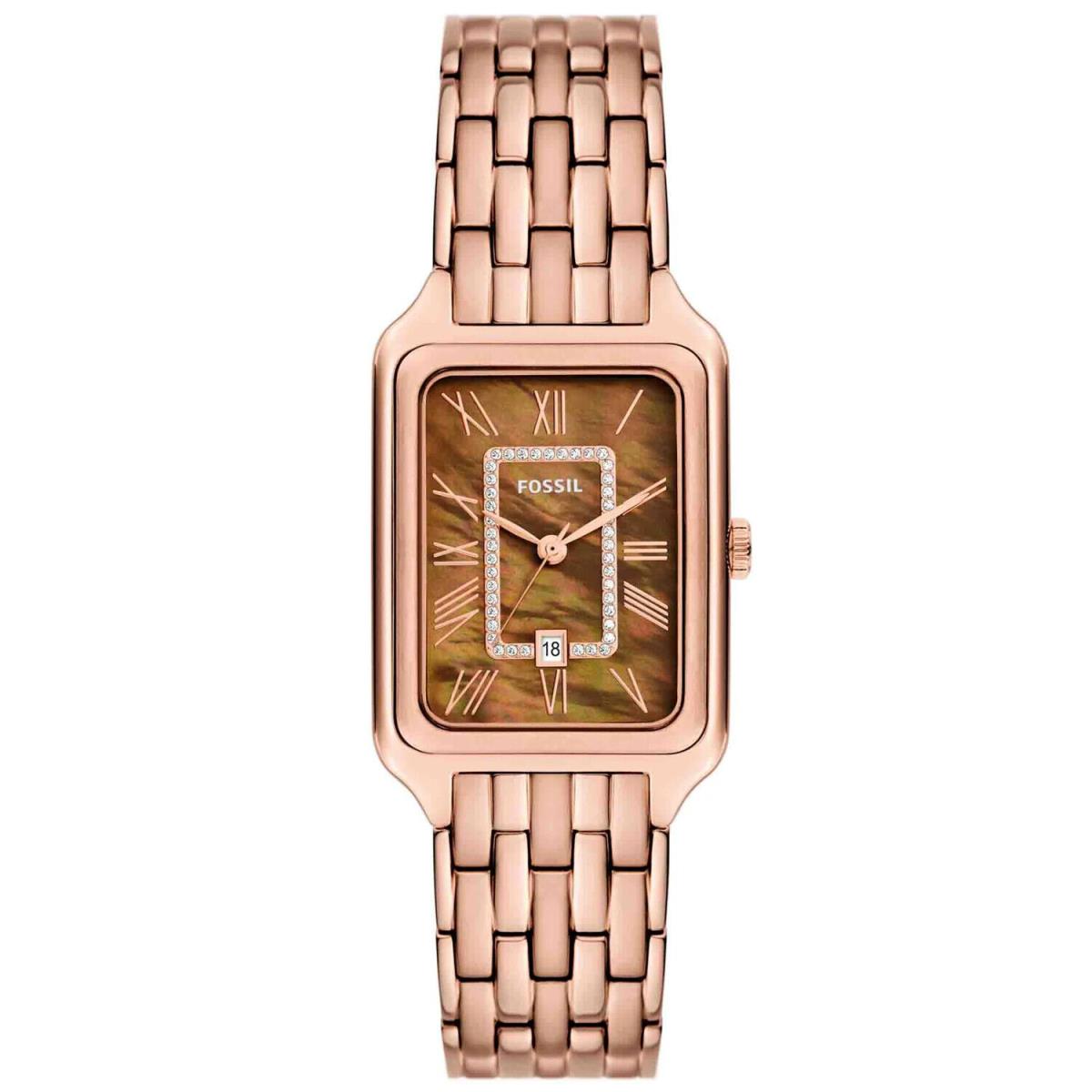 Fossil Women`s Raquel Brown Mop Dial Watch - ES5323