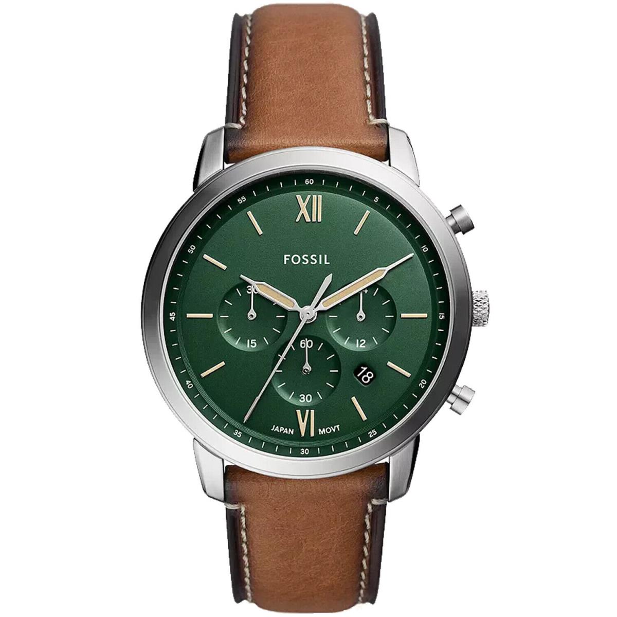 Fossil Men`s Neutra Green Dial Watch - FS5963