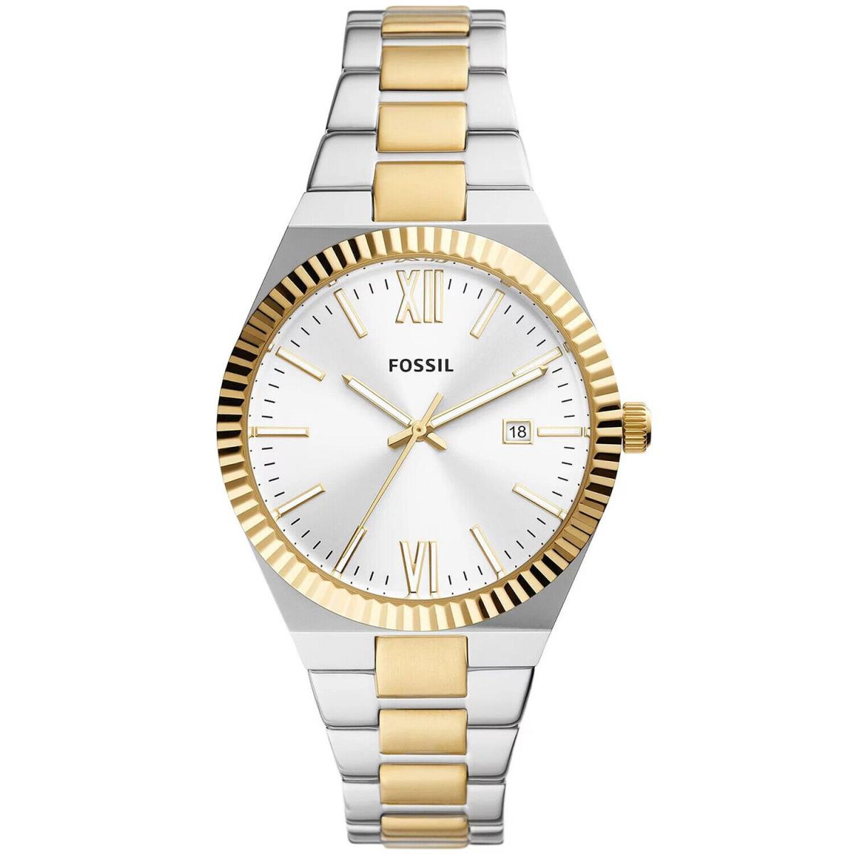 Fossil Women`s Scarlette Silver Dial Watch - ES5259
