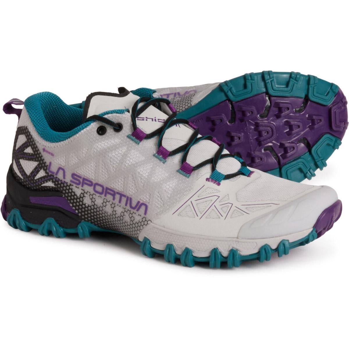 La Sportiva Bushido II Gore-tex Mountain Running Shoes Women`s Size 9 Grey
