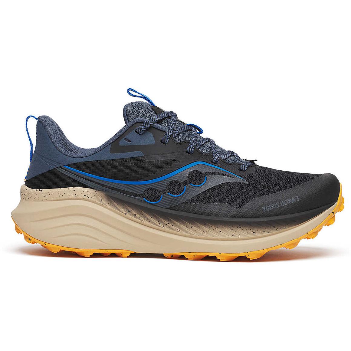 Saucony Xodus Ultra 3 Black/dusk Trail Running Shoe Men`s US Sizes 7-15 Black/Dusk