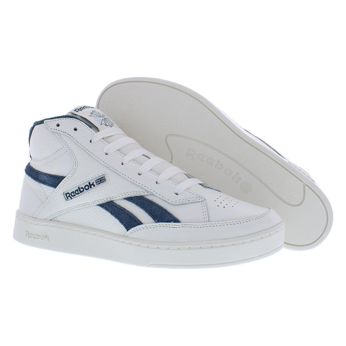 Reebok Club C Form Hi Mens Shoes - Chalk/Hoops Blue/Feel Good Blue, Main: White