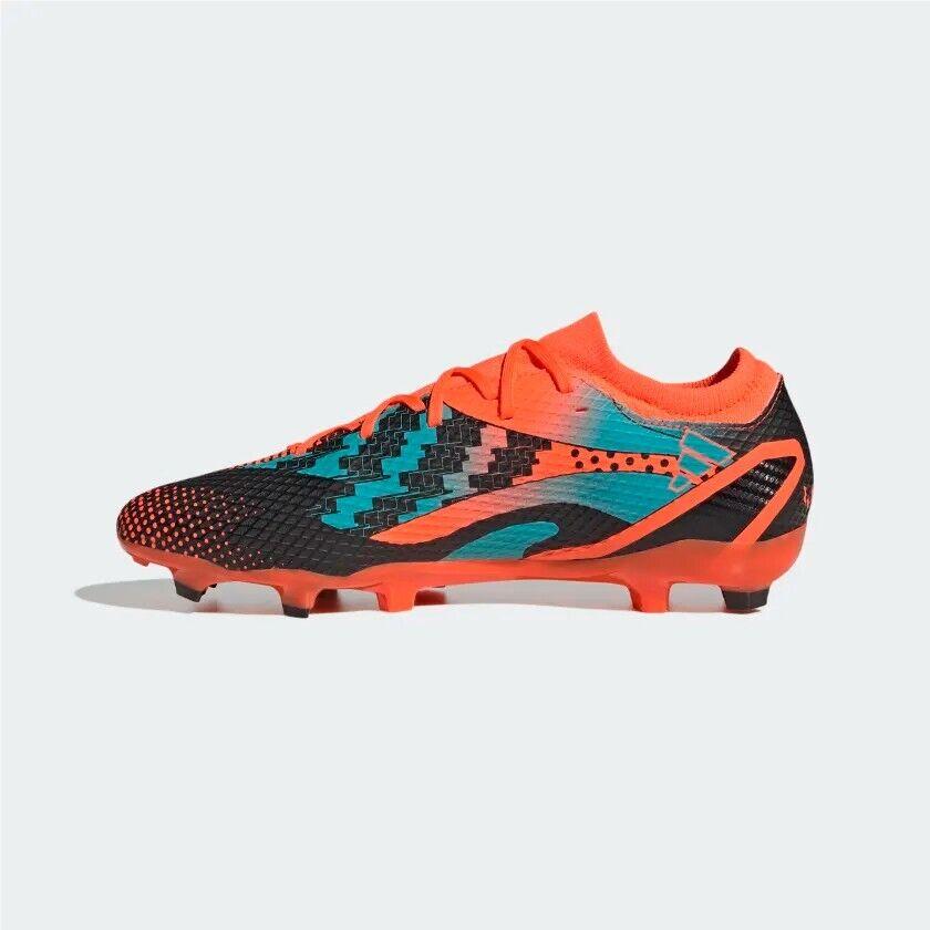 Adidas x Speedportal Messi .3 FG Mens Soccer Cleats Orange GZ5146 8 9 9.5