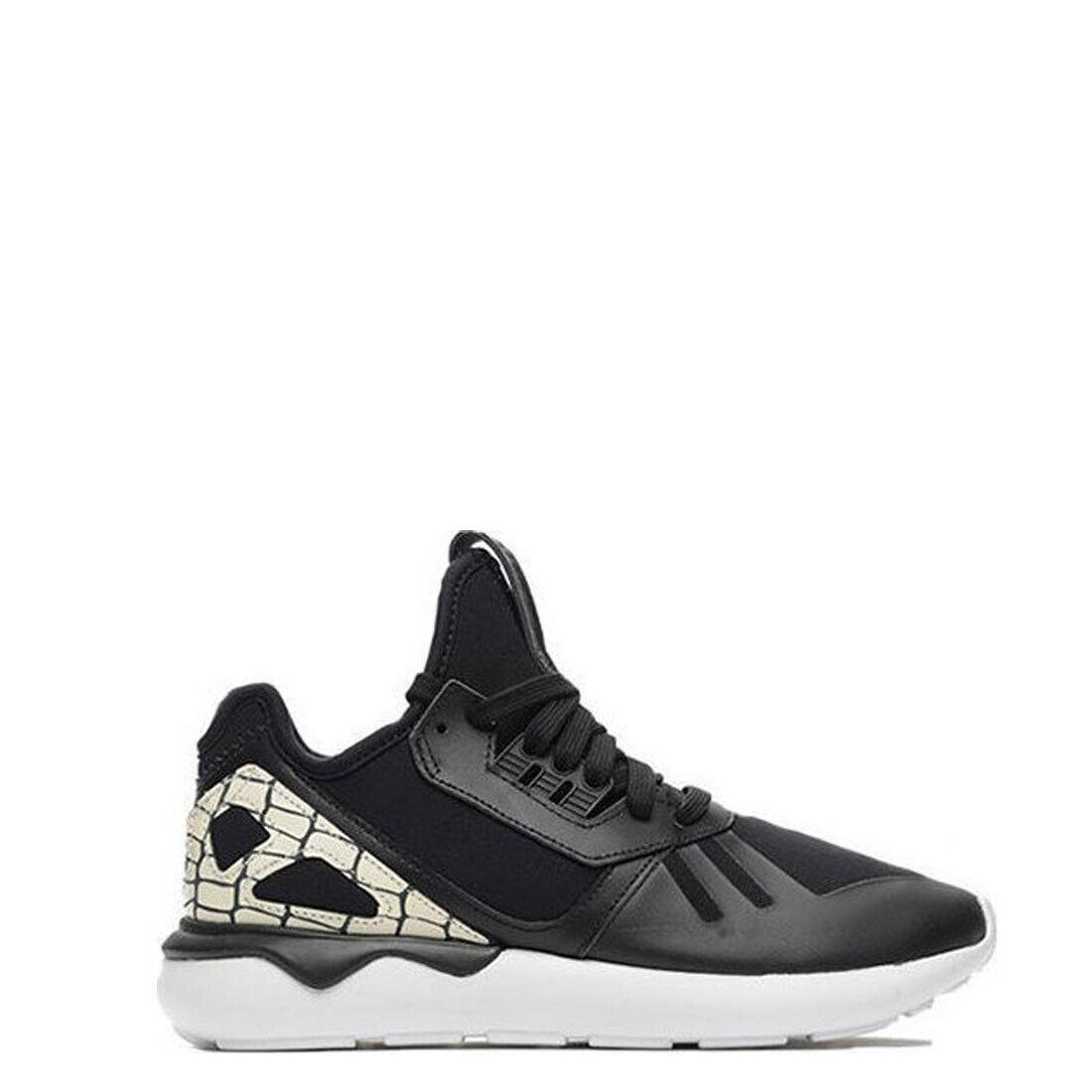 Adidas S81257 Women`s Tubular Runner in Black - Medium Width - Black