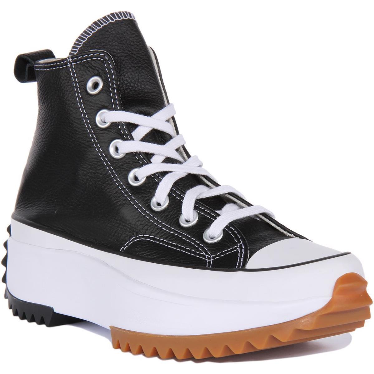 Converse A04292C Run Star Hike Platform Shoes Black White US 4 - 13 - BLACK WHITE