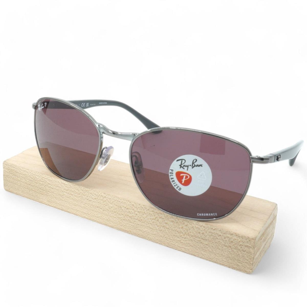 RB3702-004/AF_57 Unisex Ray-ban Pillow Polarized Sunglasses