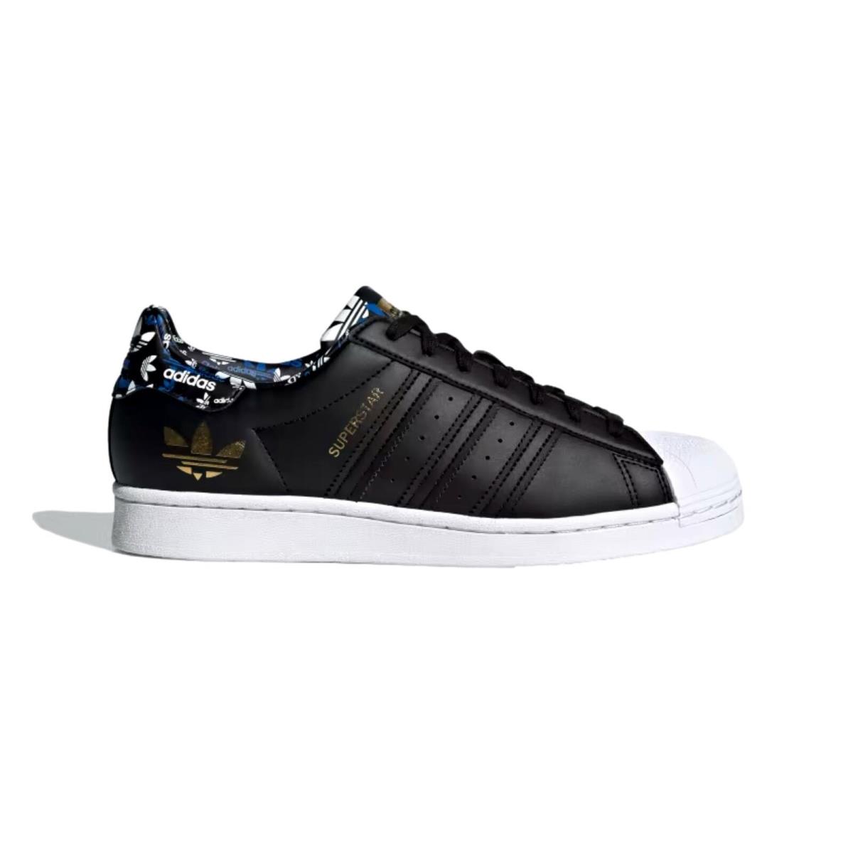 Adidas Superstar Core Black/core Black/gold Metallic H00185 Men`s Size 5.5 - Multicolor