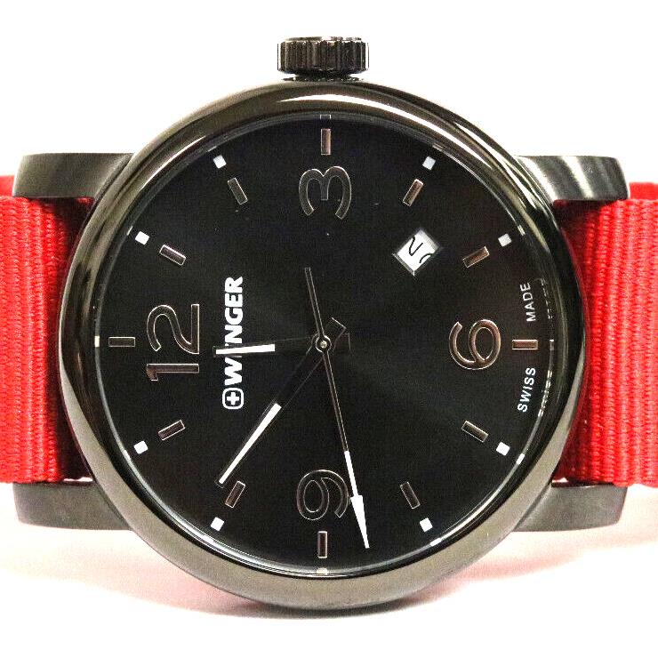 Urban Metroplolitan 41mm Steel Black Dial Quartz Men`s Watch 01.1041.132 by Wenger