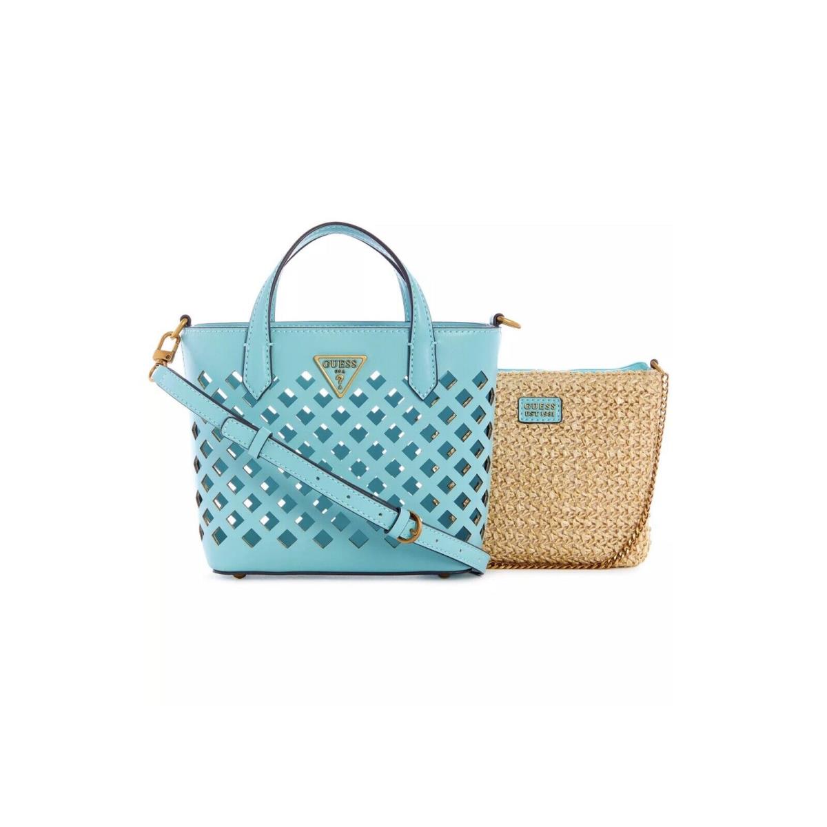 Guess Mini Aqua 2-In-1 Tote Turq