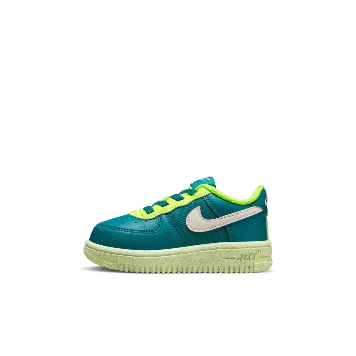 DM1088-300 Toddlers Nike Air Force 1 Crater Next Nature `bright Spruce Volt` - Bright Spruce/Volt/Barely Volt/Phantom