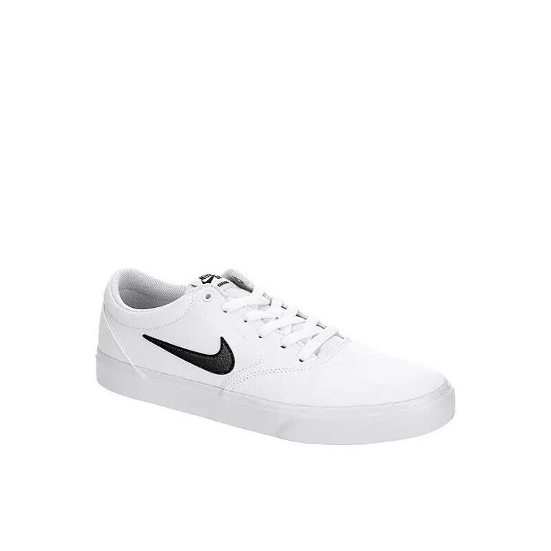 Nike Mens SB Charge Low Skate Causal Fashion Shoe Sneaker - White