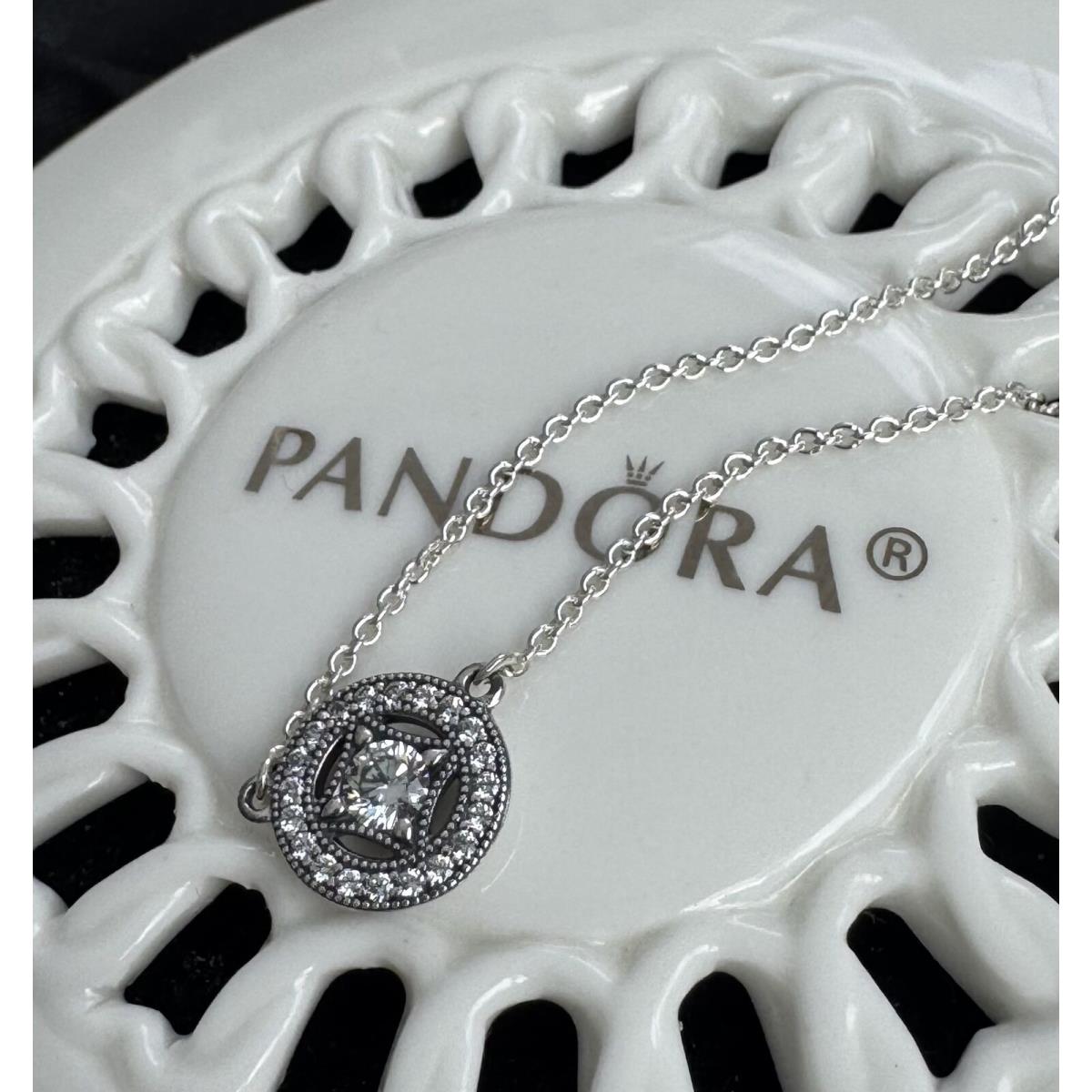Pandora Vintage Allure Chain Necklace 590523CZ- 45 cm / 17.7