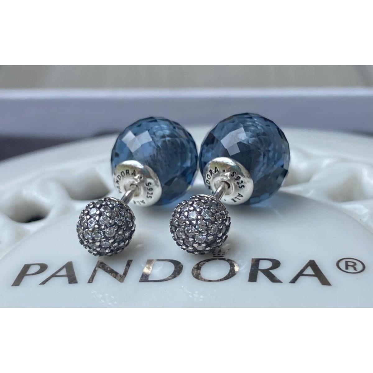 Pandora Shimmering Drops Stud Earrings 296355NBC