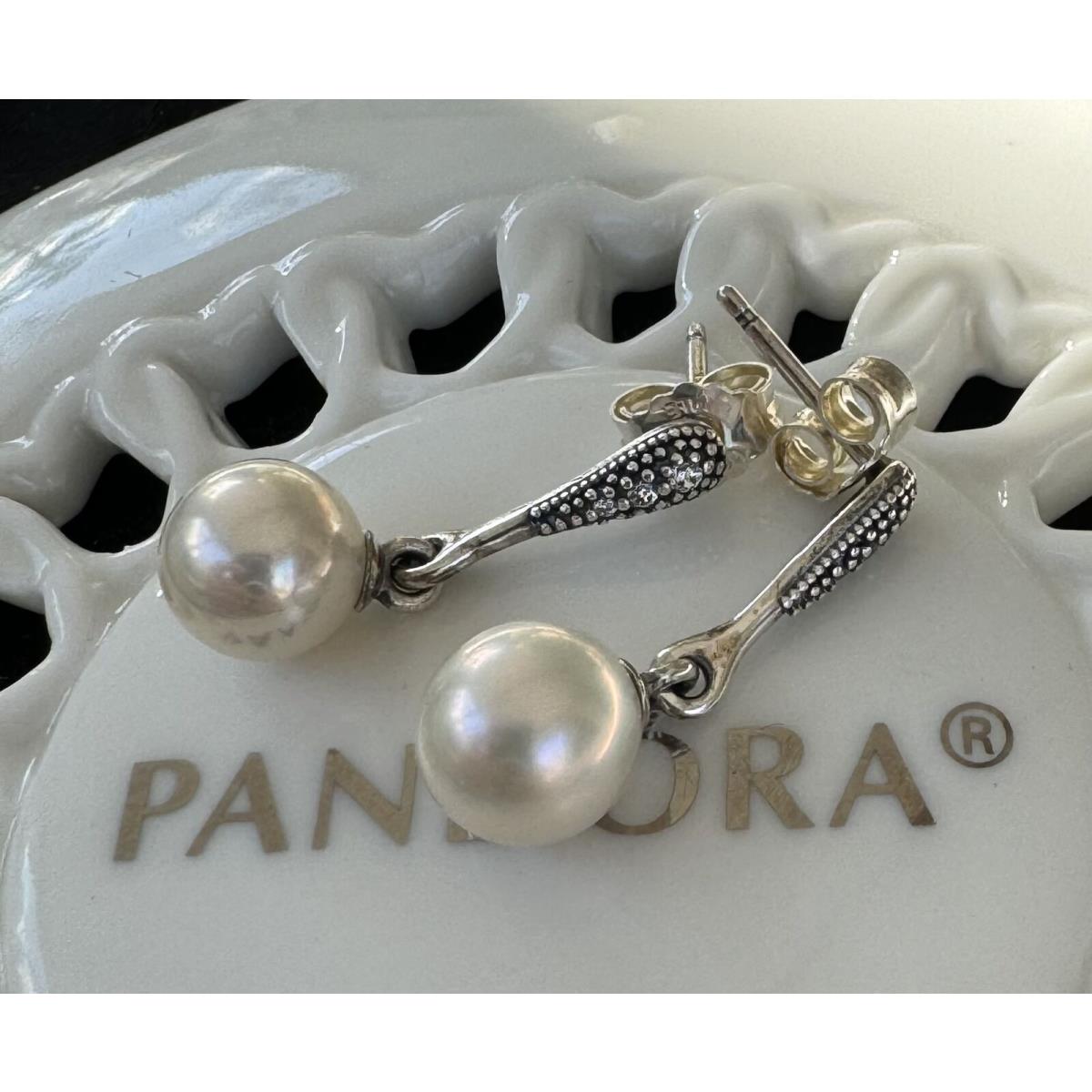 Pandora Freshwater Cultured Pearl Drop Earrings 290733P