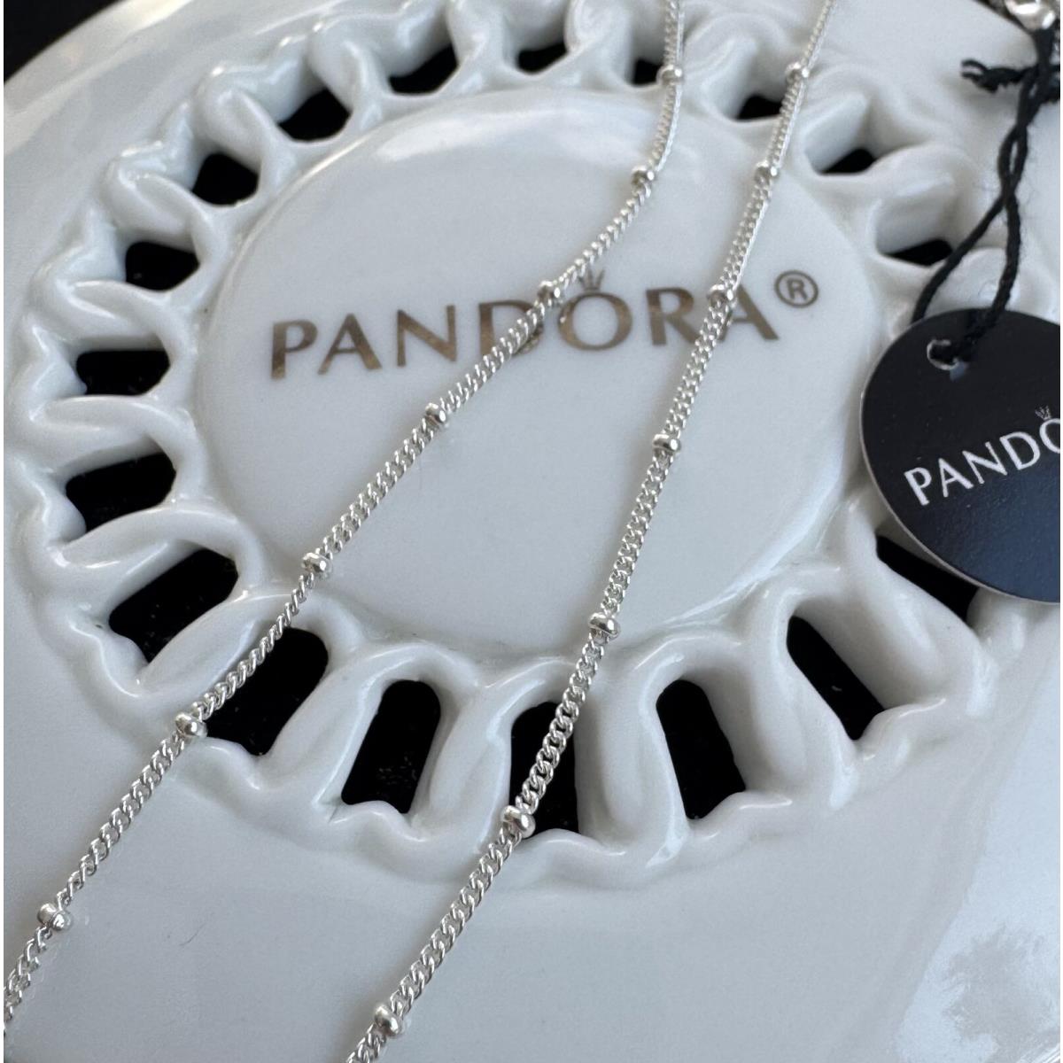 Pandora Beaded Adjustable Chain Necklace 397210-70 cm / 27.5