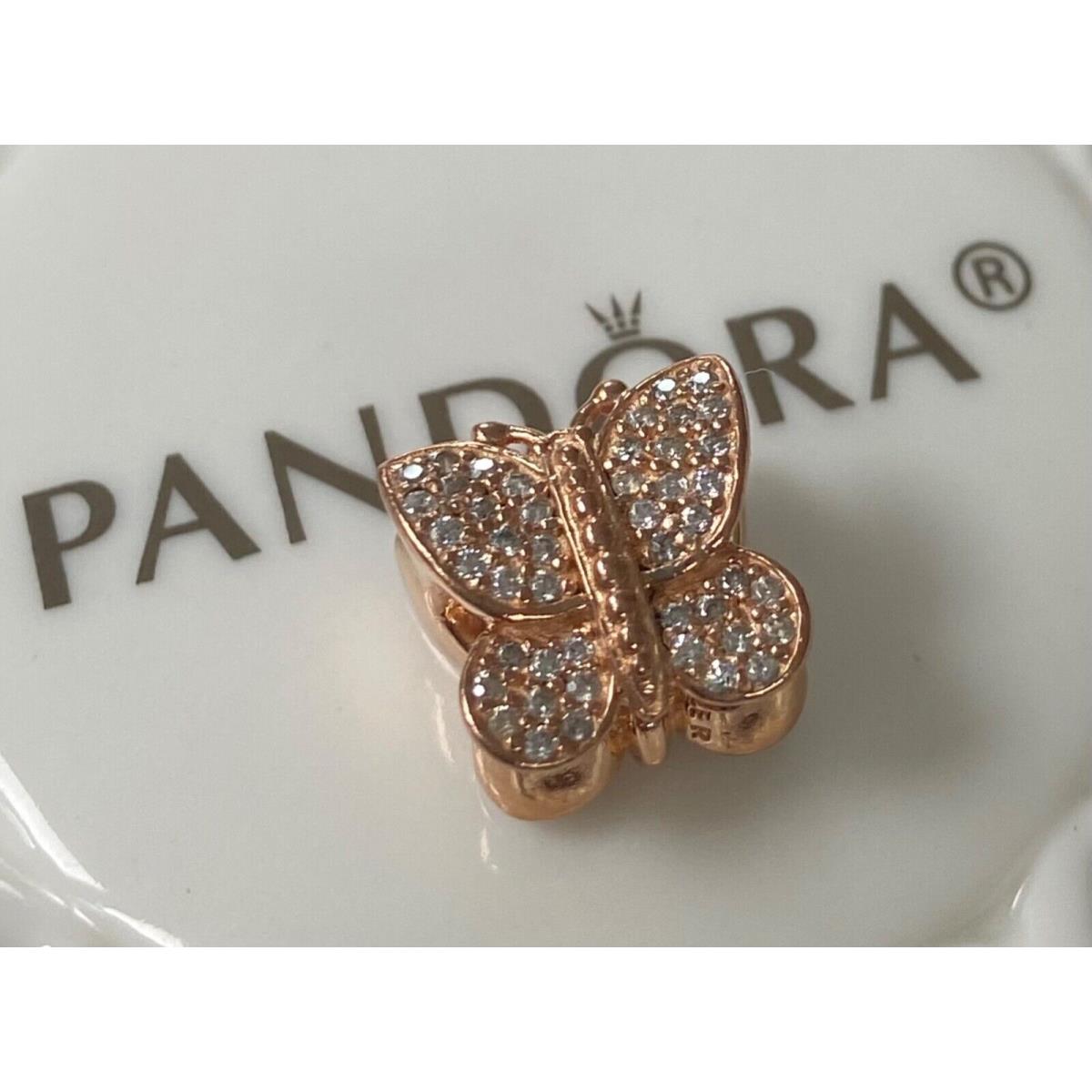 Pandora Rose Sparkling Butterfly Charm 781257CZ