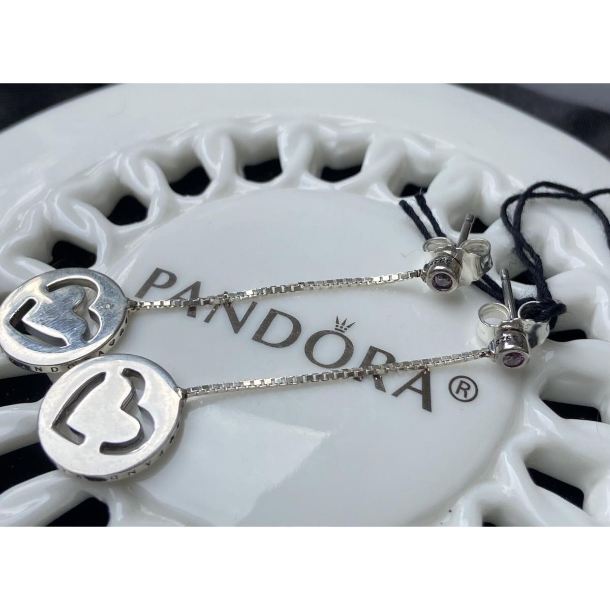 Pandora Pure Love Dangle Earrings 296577FPC
