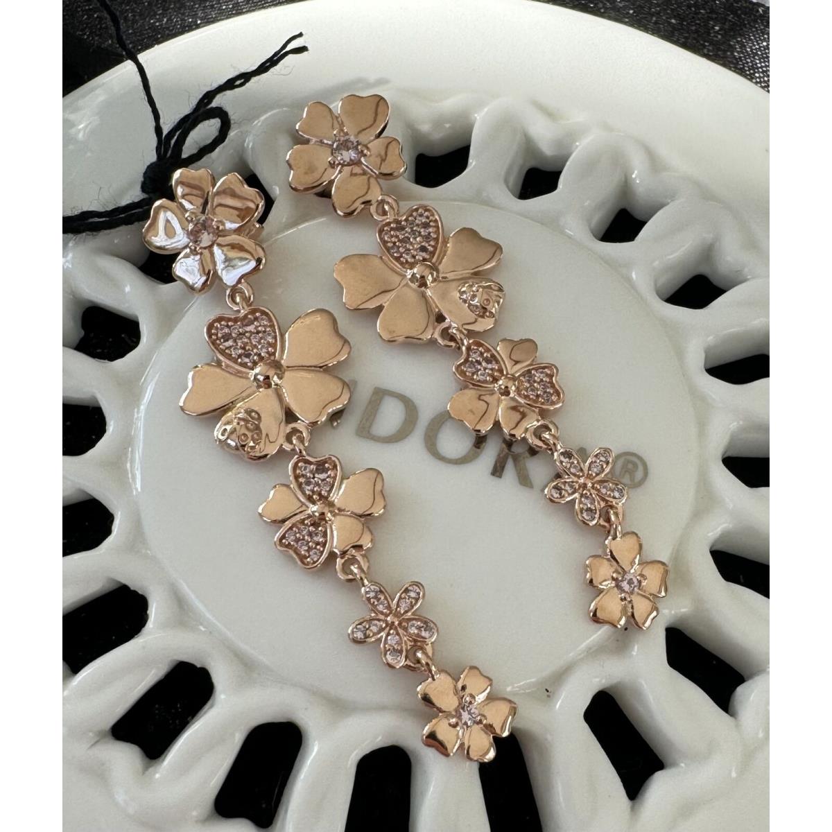 Pandora Rose Wildflower Meadow Drop Earrings 287114NPR