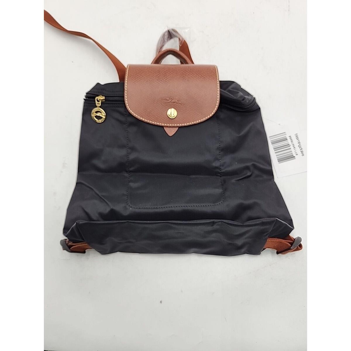 Longchamp Le Pliage M Backpack Recycled Canvas. Black