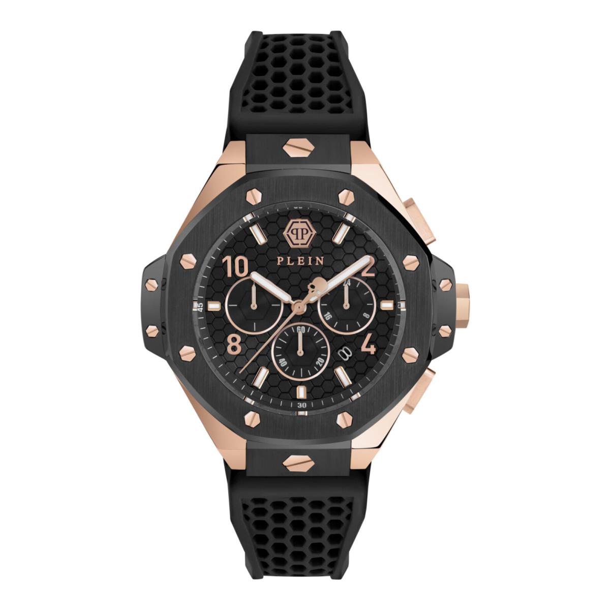 Mens Two Tone 46mm Strap Fashion Watch by Philipp Plein