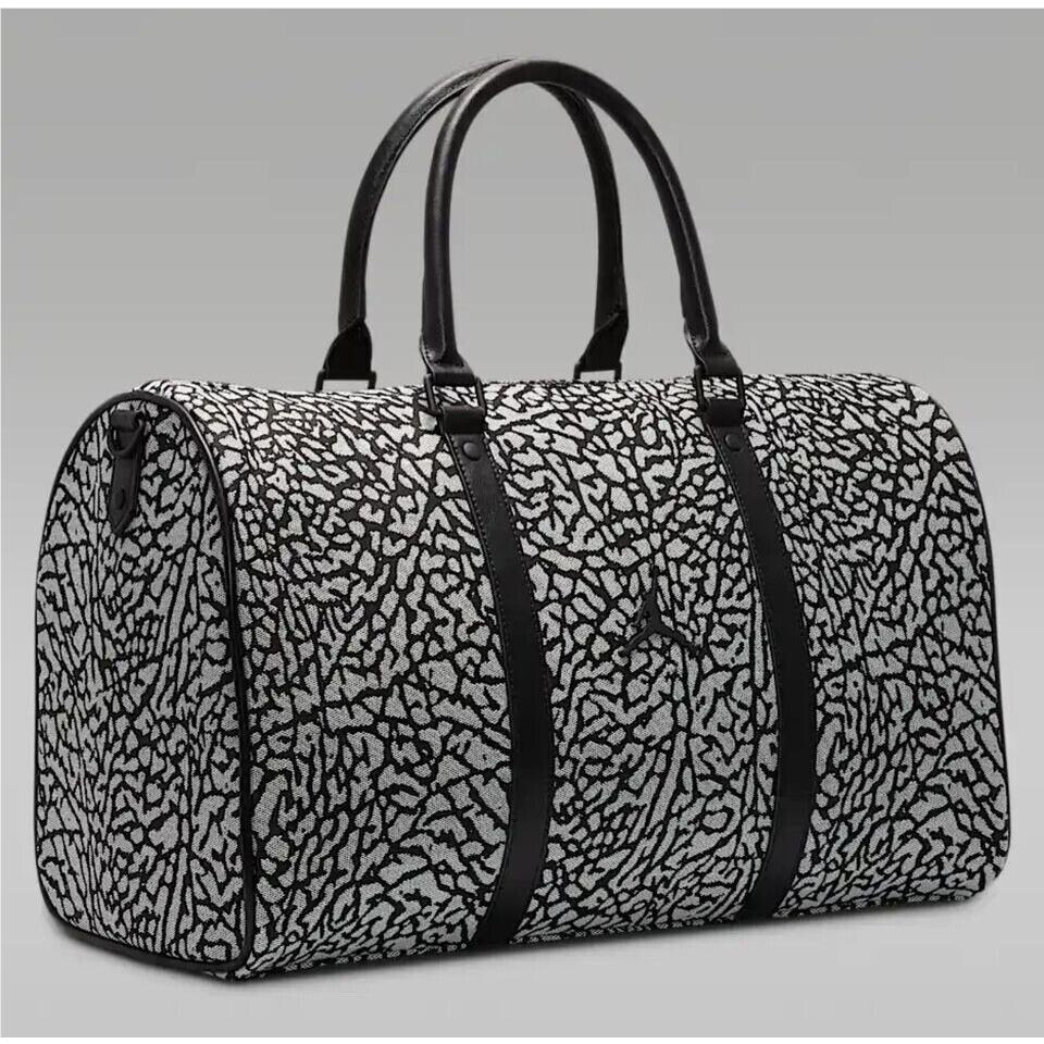 Nike Air Jordan Monogram Duffle Bag Luggage Cement Crake 20L MM0978-100 Medium