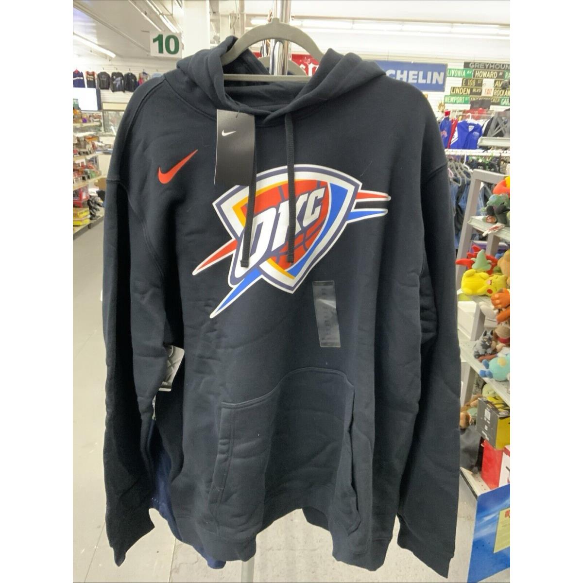 Nike Nba Oklahoma City Thunder Hoodie Sweatshirt Size 3XL