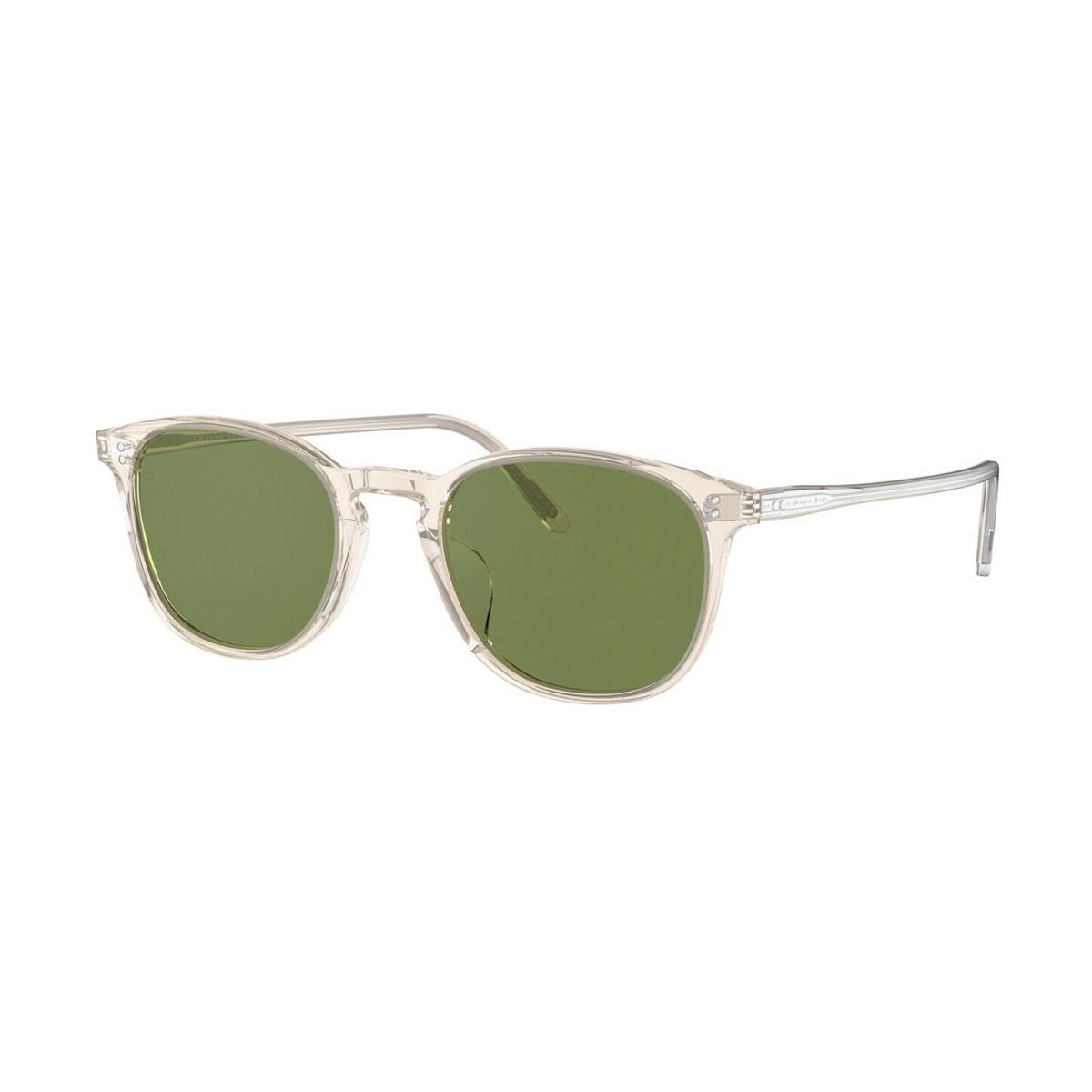 Oliver Peoples Finley Vintage Sun OV 5397SU Buff/green C 1094/52 Sunglasses - Frame: , Lens: Green C