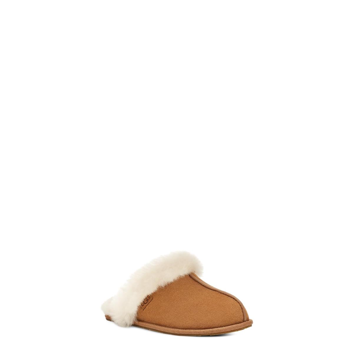 Woman`s Slippers Ugg Scuffette II Regenerate - Chestnut