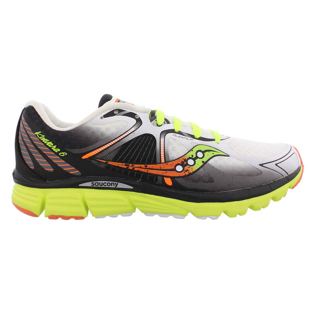 Saucony Kinvara 6 Running Men`s Shoes - Grey/Lime