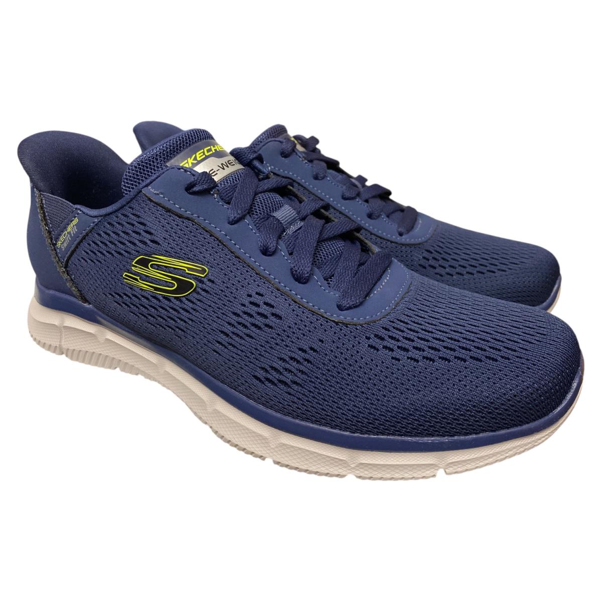 Skechers Men`s Lace-up Verse Swift Fit Memory Foam Athletic Shoe Navy