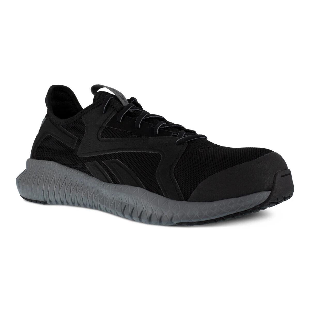 Reebok Work Flexagon 3.0 RB4064 Sneakers Men`s 7.5 Black Athletic Shoes FZP400