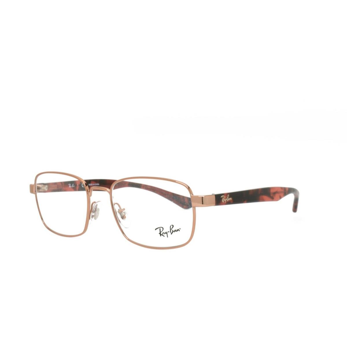 Ray-ban 6445 2943 Eyeglasses 51-18-145 Taupe Red Tortoise