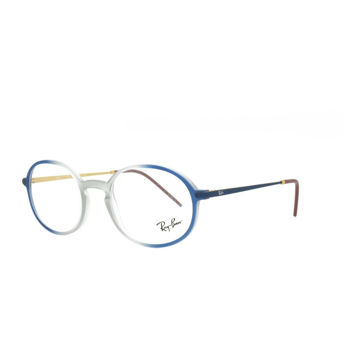 Ray-ban 7153 5821 Eyeglasses 52-21-145 Frost Blue Gold