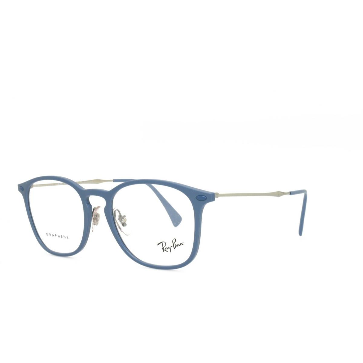 Ray-ban 8954 5756 Eyeglasses 50-18-140 Graphene Slate Blue Silver