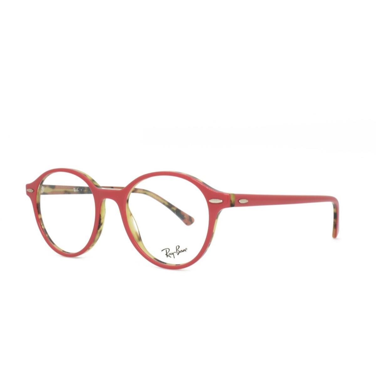 Ray-ban Red-pink Tortoise Eyeglasses 7118 5714 50-19-145 O10