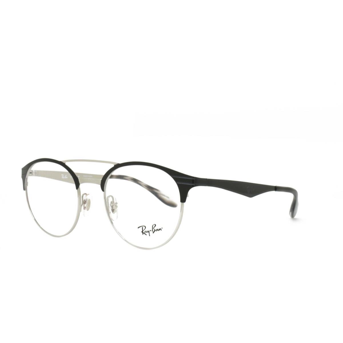 Ray-ban 3545V 2861 Eyeglasses Only 49-20-140 Black Silver
