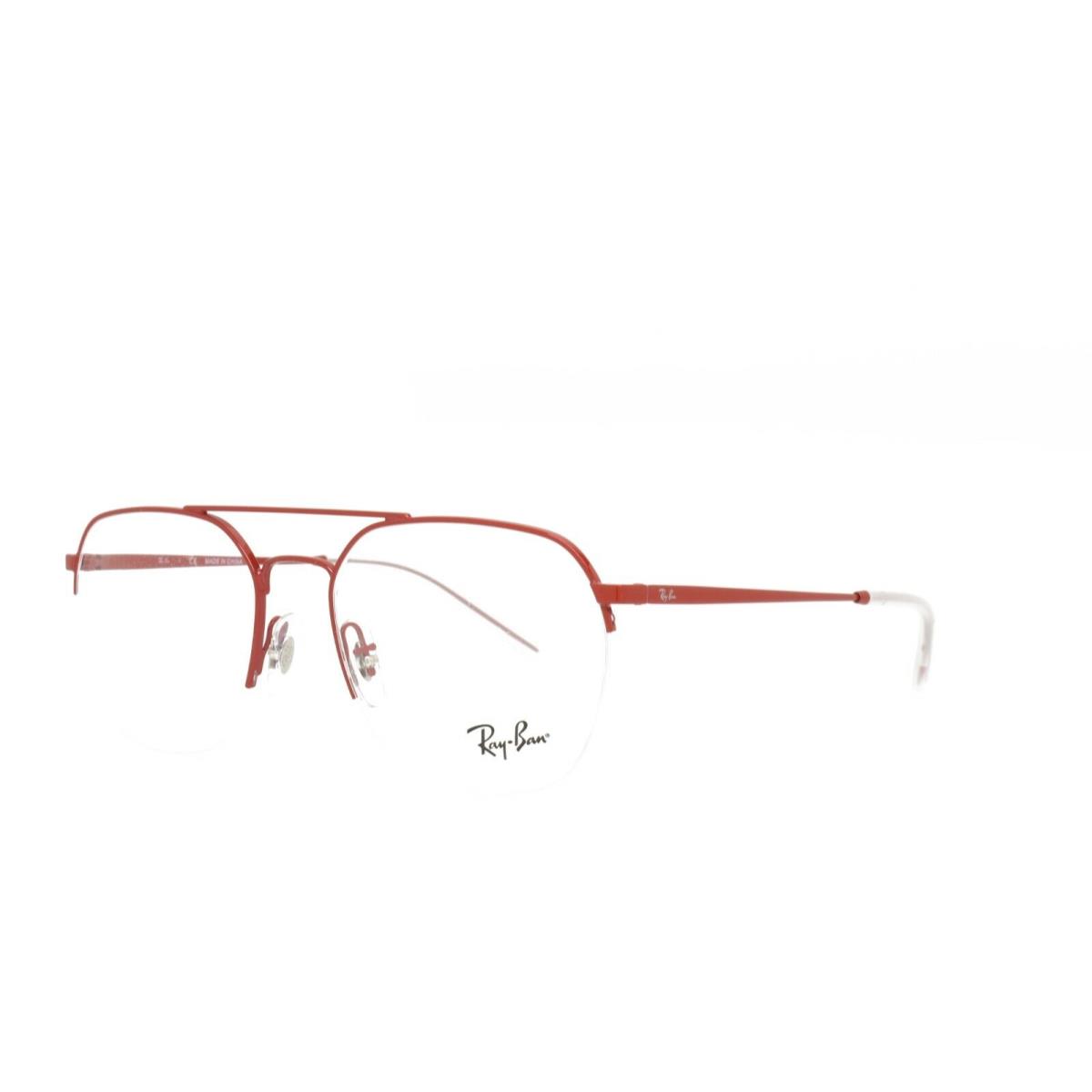 Ray Ban 6444 3061 Eyeglasses 53-18-140 Red Aviator