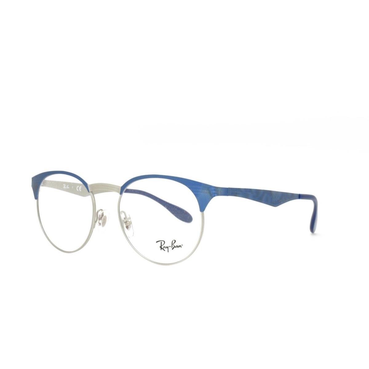 Ray-ban 6406 3025 Eyeglasses 49-18-140 Blue Silver