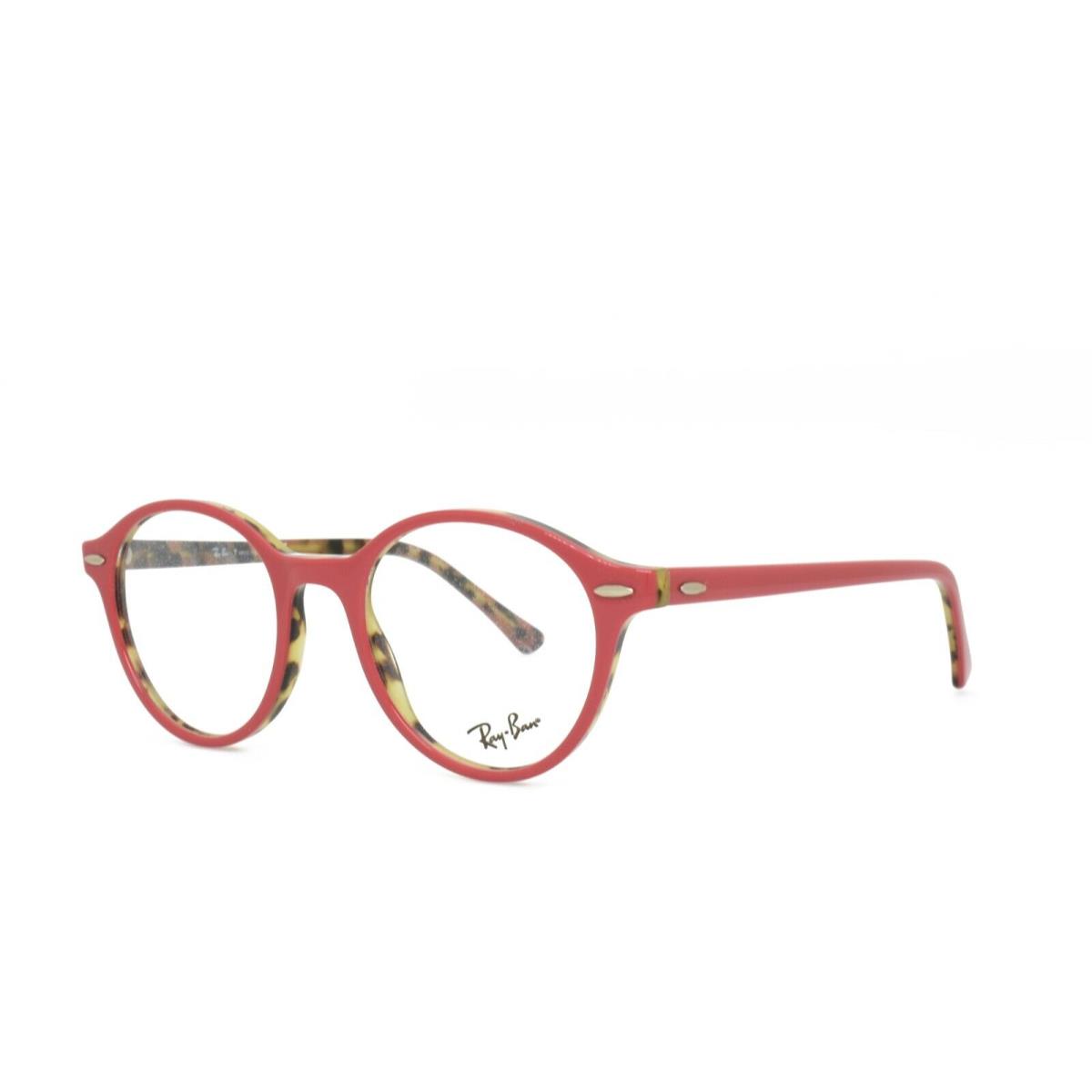 Ray-ban 7118 5714 Eyeglasses 48-19-145 Red-pink Tortoise