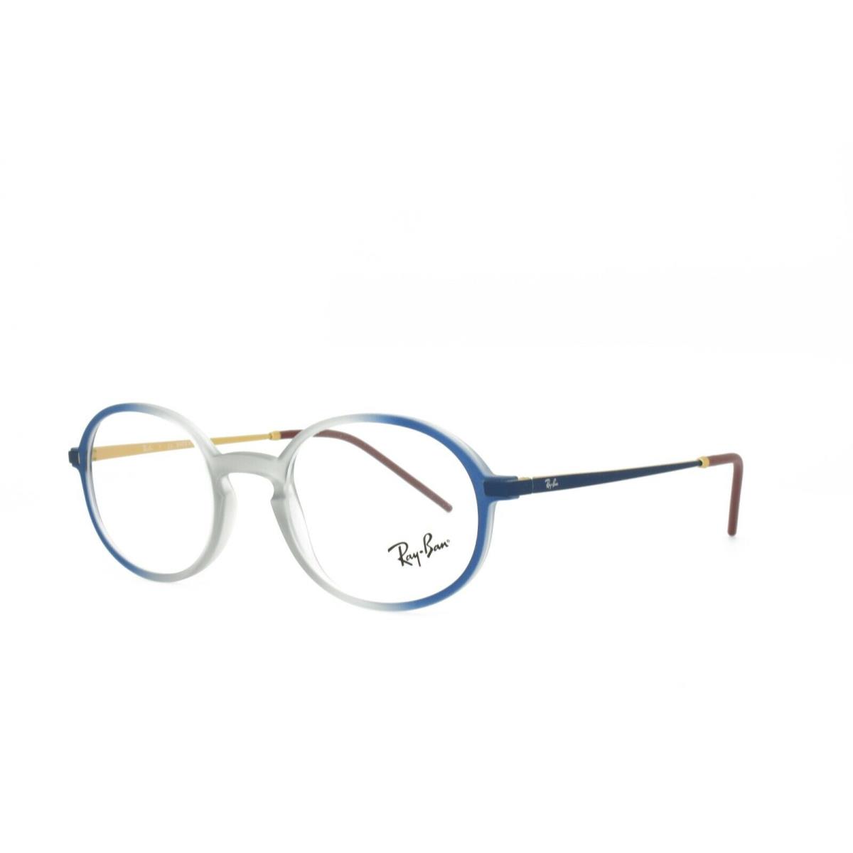 Ray-ban 7153 5821 Eyeglasses 50-21-145 Frost Blue Gold