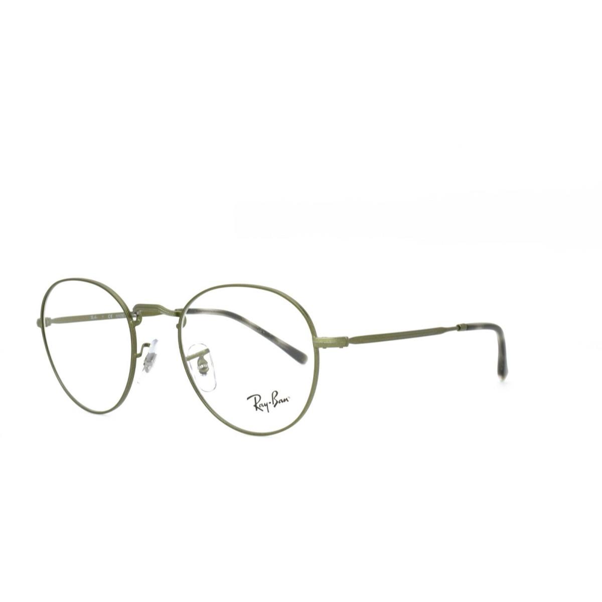Ray-ban Eyeglasses Green Bronze Round 3582V 3073 49-20-140 U10