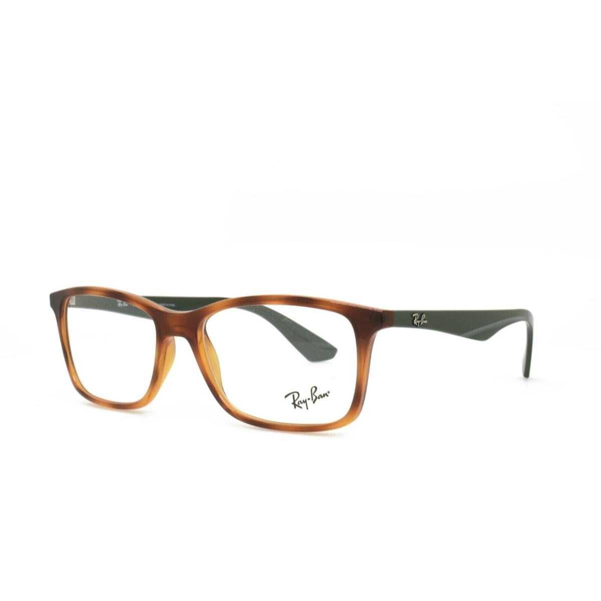 Ray Ban Eyeglasses Brown Green 7047 5990 56-17-145 O10