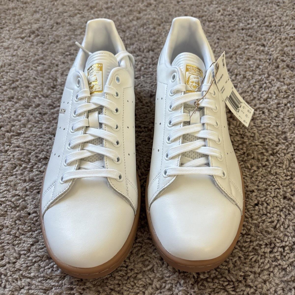 Adidas Men`s Stan Smith `soccer Influence Pack White Gum` Shoes ID1342 Size 9.5