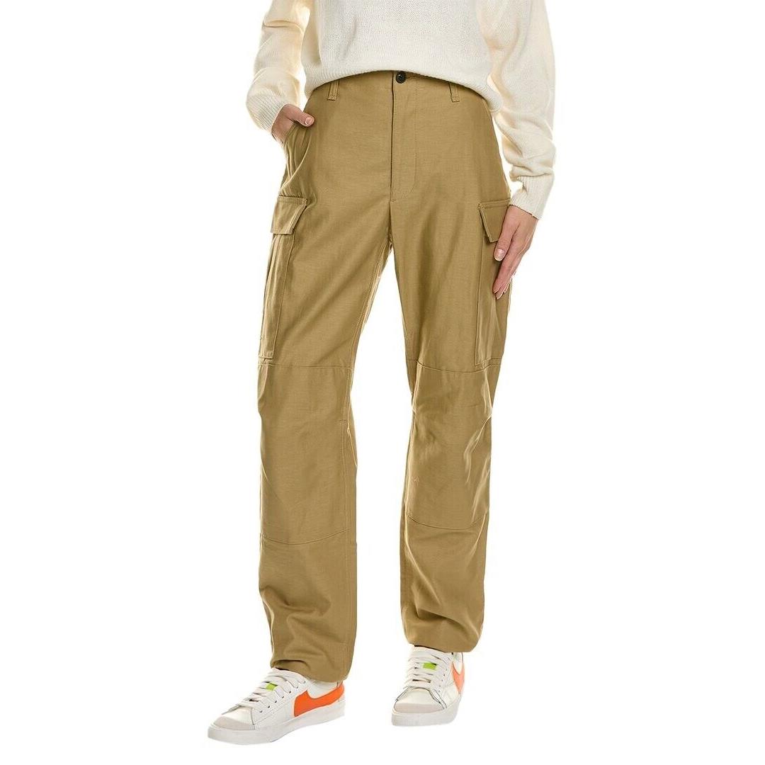 Rag Bone Women`s Khaki Sands Cargo Pant - Size 12 - Retail