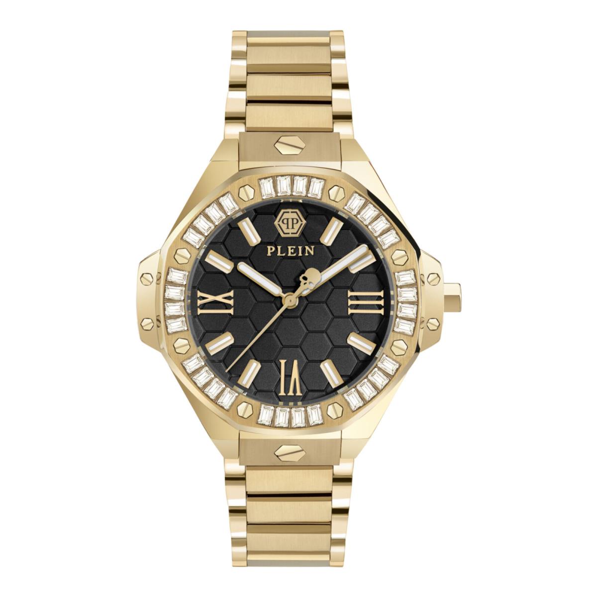 Womens Gold 39mm Bracelet Fashion Watch by Philipp Plein
